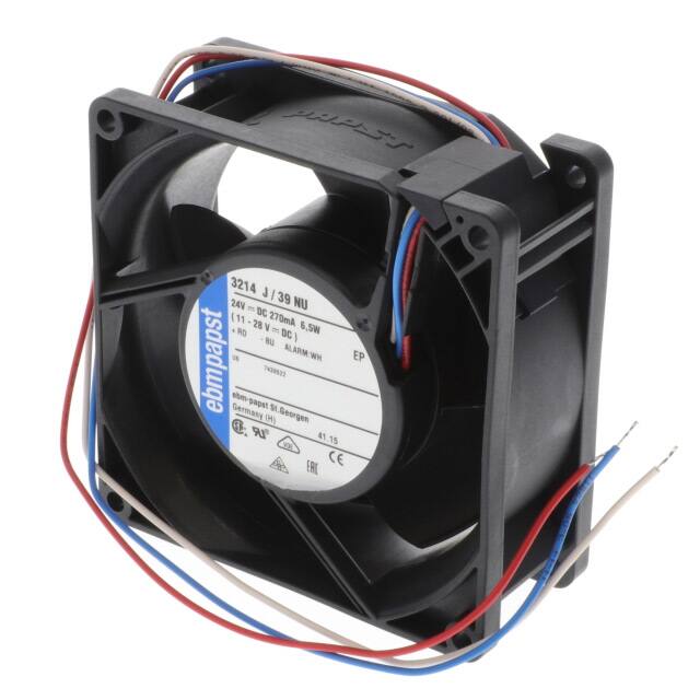 3214J/39NU FAN AXIAL 92X38MM 24VDC WIRE