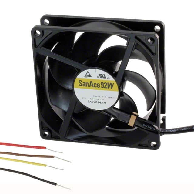 9WL0924P4J001 FAN AXIAL 92X25MM 24VDC WIRE