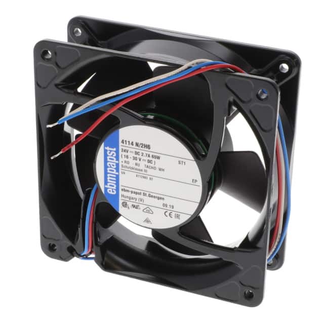 4114N/2H6 FAN AXIAL 119X38MM 24VDC WIRE