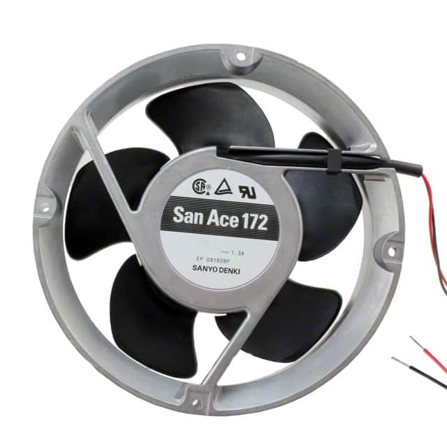 109E1724K502 FAN AXIAL 172X51MM 24VDC WIRE