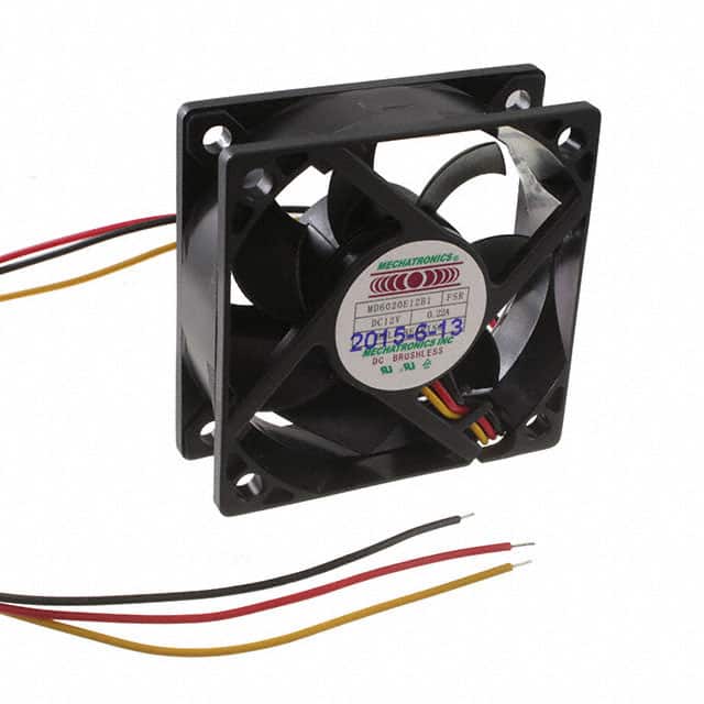MD6020E12B1-FSR FAN AXIAL 60X20.2MM 12VDC WIRE