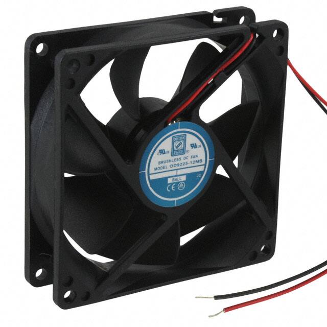OD9225-12MB FAN AXIAL 92.5X25MM 12VDC WIRE