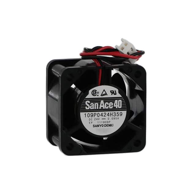 109P0424H359 FAN AXIAL 40X28MM 24VDC