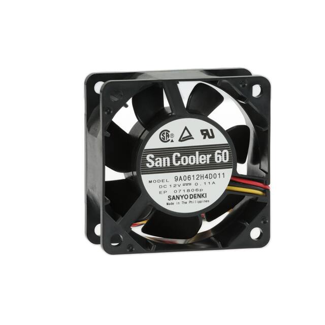 9A0612H4D011 FAN AXIAL 60X25MM 12VDC WIRE