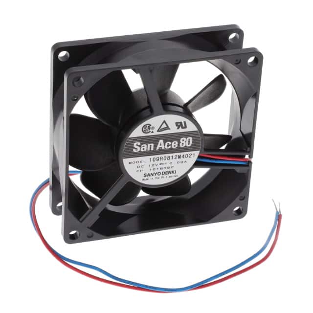 109R0812M4021 FAN AXIAL 80X25MM 12VDC WIRE