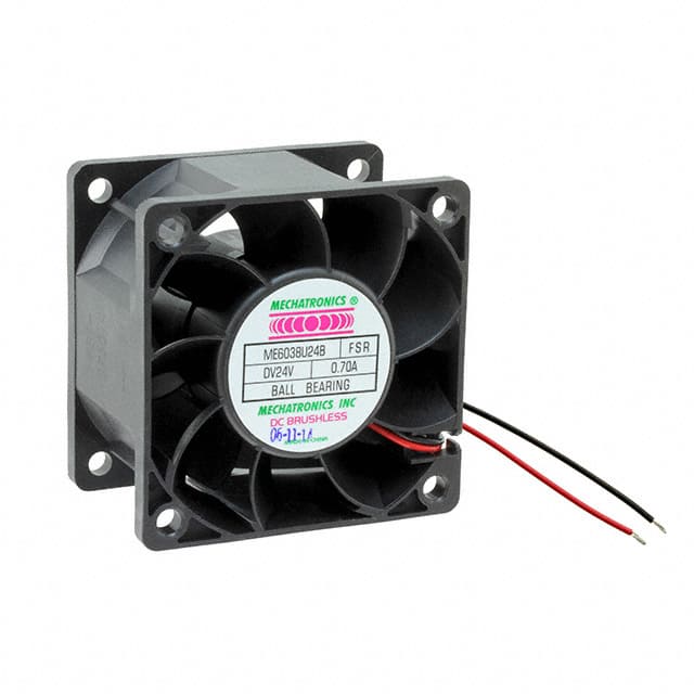 ME6038U24B-FSR FAN AXIAL 60X38MM 24VDC WIRE