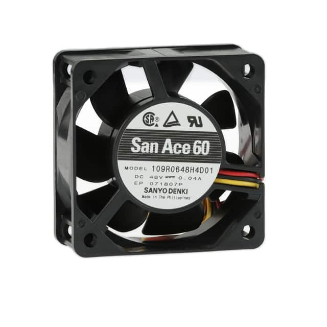 109R0648H4D01 FAN AXIAL 60X25MM 48VDC WIRE