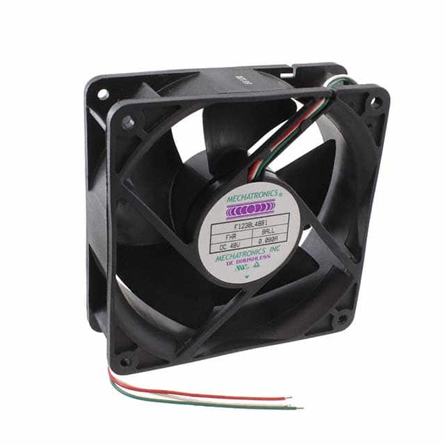 F1238L48B1-FHR FAN AXIAL 119X38MM 48VDC WIRE