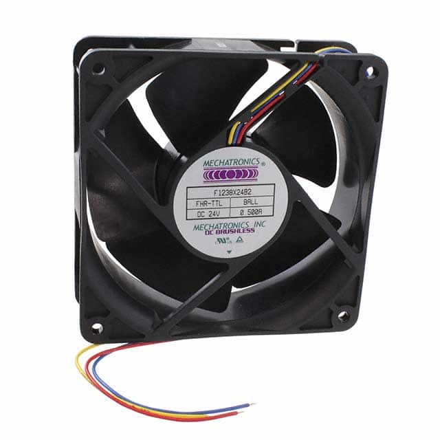 F1238X24B2-FHR-TTL FAN AXIAL 119X38MM 24VDC WIRE
