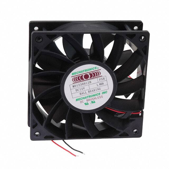 MD1238H12B-FSR-26AWG FAN AXIAL 120X38MM 12VDC WIRE