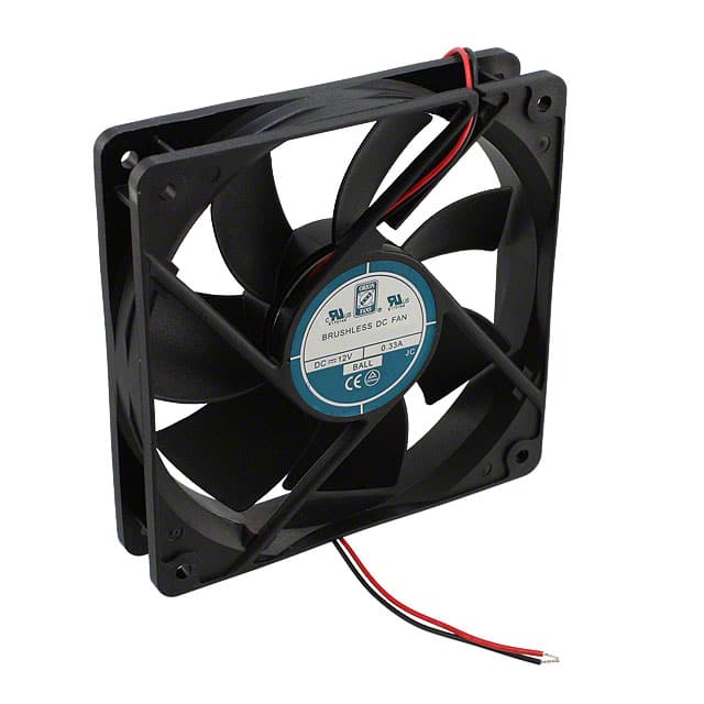 OD1225-12MB FAN AXIAL 120X25MM 12VDC WIRE