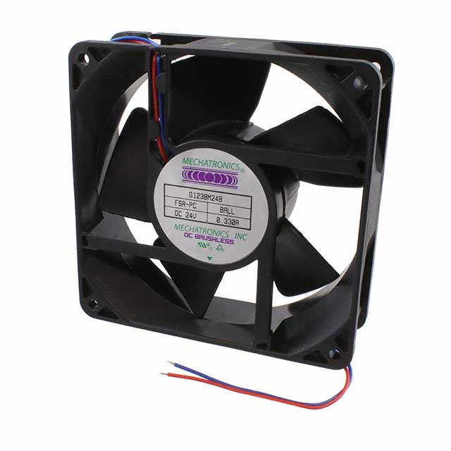 G1238M24B-FSR-PC FAN AXIAL 120X38MM 24VDC WIRE