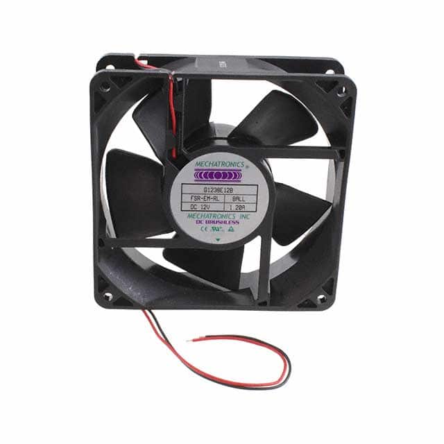 G1238E12B-FSR-EM-RL FAN AXIAL 120X38MM 12VDC WIRE