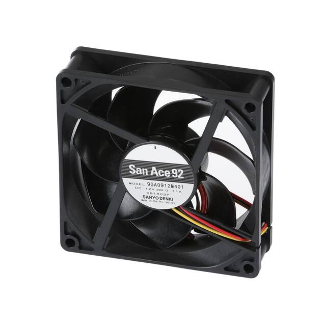 9GA0912M401 FAN AXIAL 92X25MM 12VDC WIRE