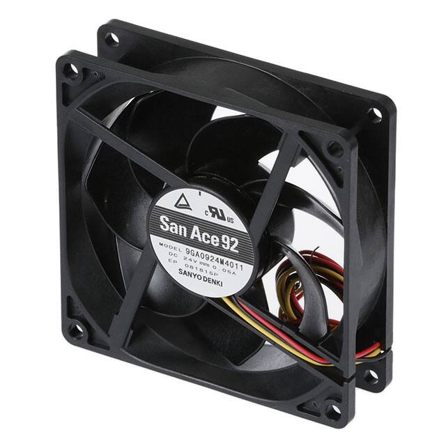 9GA0924M4011 FAN AXIAL 92X25MM 24VDC WIRE