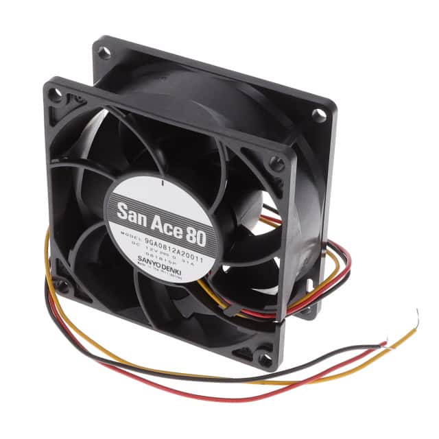 9GA0812A20011 FAN AXIAL 80X32MM 12VDC WIRE