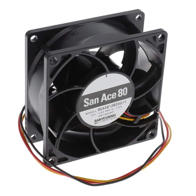 9GA0812B20011 FAN AXIAL 80X32MM 12VDC WIRE