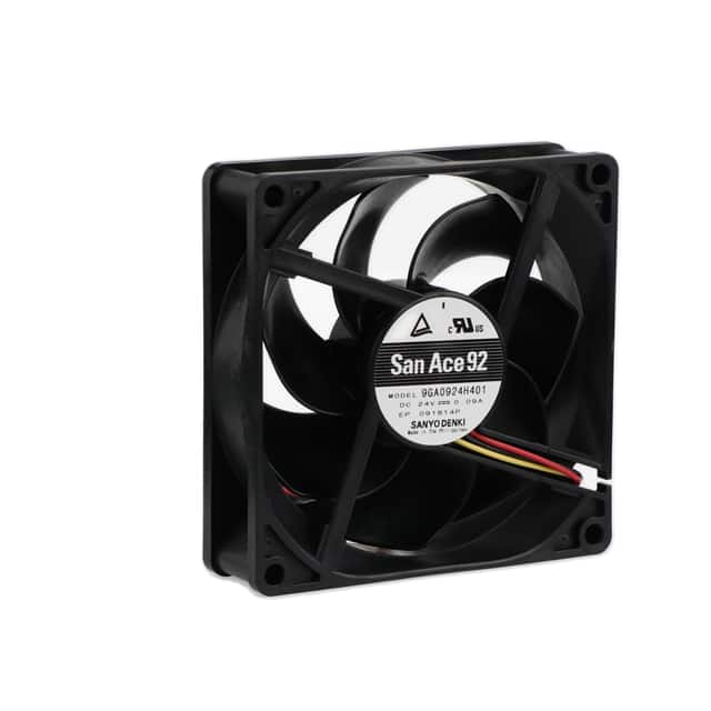9GA0924H401 FAN AXIAL 92X25MM 24VDC WIRE
