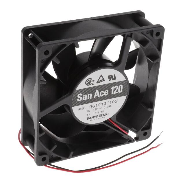 9G1212F102 FAN AXIAL 119X38MM 12VDC WIRE