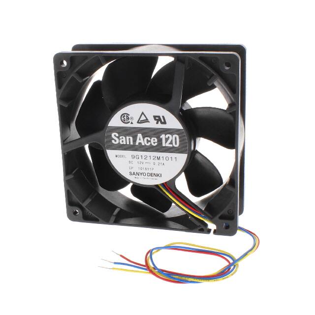 9G1212M1011 FAN AXIAL 119X38MM 12VDC WIRE