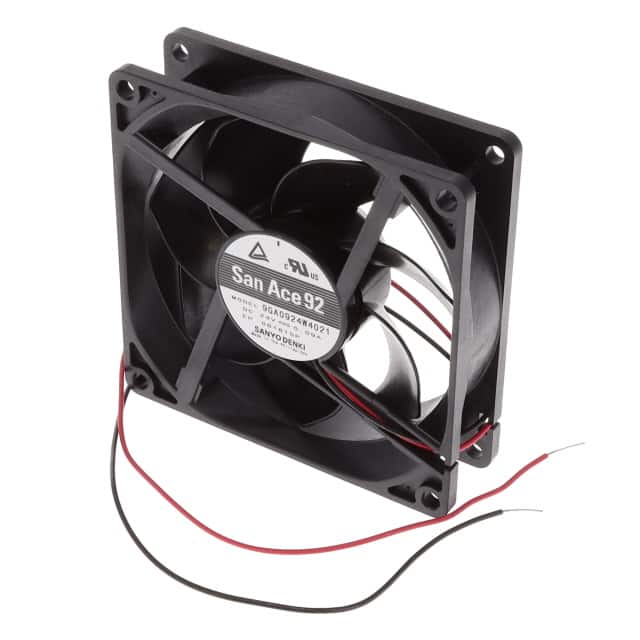 9GA0924W4021 FAN AXIAL 92X25MM 24VDC WIRE