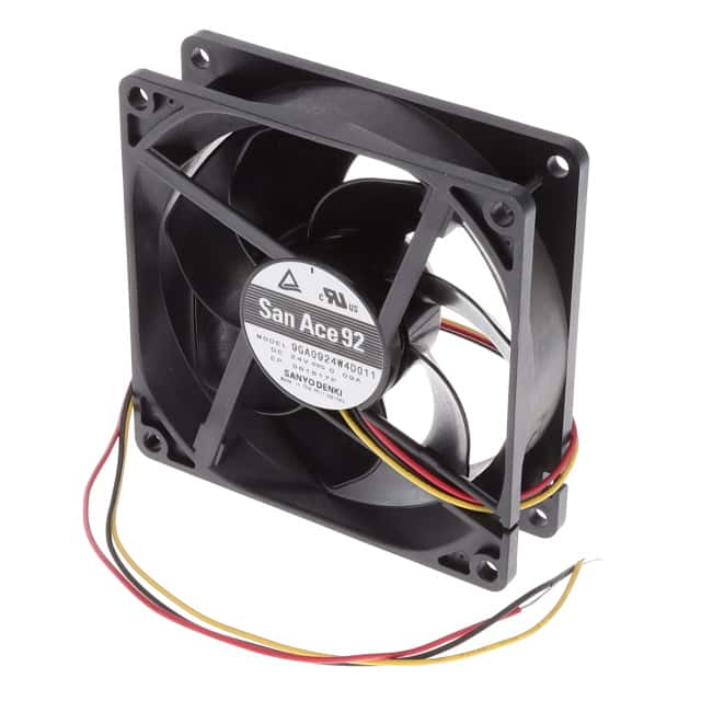 9GA0924W4D011 FAN AXIAL 92X25MM 24VDC WIRE