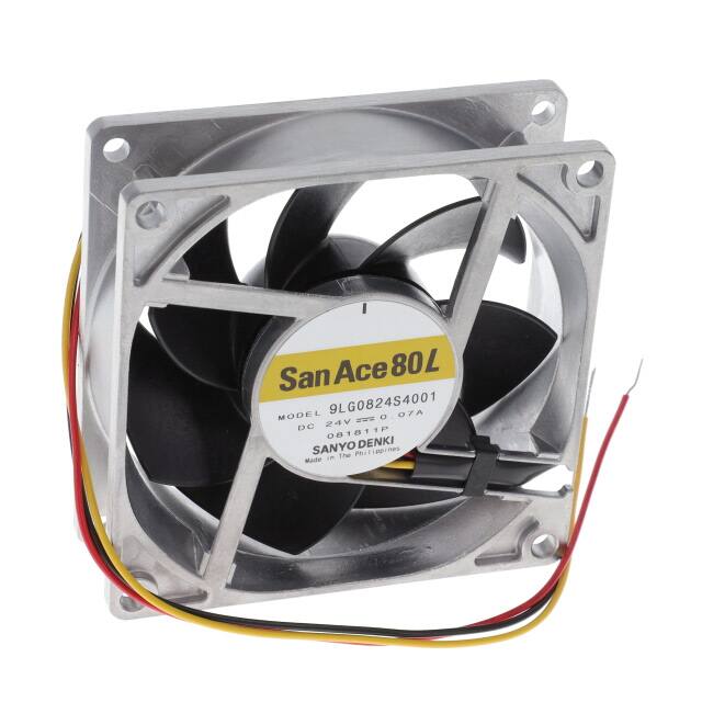 9LG0824S4001 FAN AXIAL 80X25MM 24VDC WIRE
