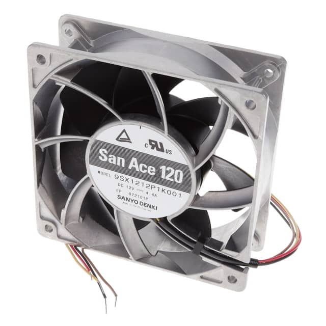 9SX1212P1K001 FAN AXIAL 119X38MM 12VDC WIRE
