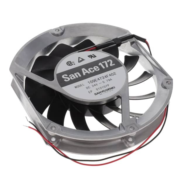 109E4724F402 FAN AXIAL 172X25.4MM 24VDC WIRE