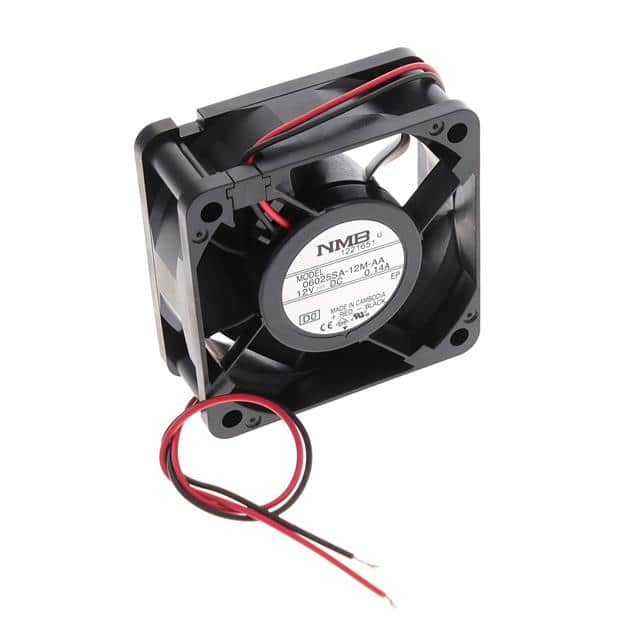 06025SA-12M-AA-D0 FAN AXIAL 60X25MM 12VDC WIRE