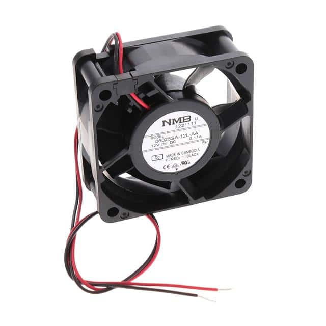 06025SA-12L-AA-D0 FAN AXIAL 60X25MM 12VDC WIRE