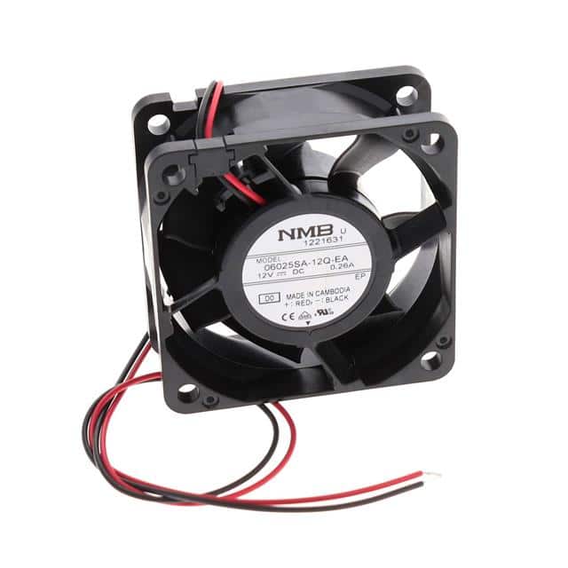 06025SA-12Q-EA-D0 FAN AXIAL 60X25MM 12VDC WIRE