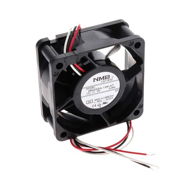 06025SA-12K-AT-D0 FAN AXIAL 60X25MM 12VDC WIRE