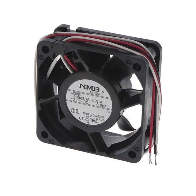 06025SA-12N-AL-D0 FAN AXIAL 60X25MM 12VDC WIRE