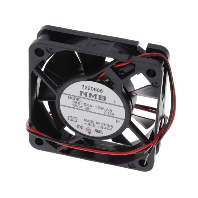 06015KA-12M-AA-00 FAN AXIAL 60X15MM 12VDC WIRE
