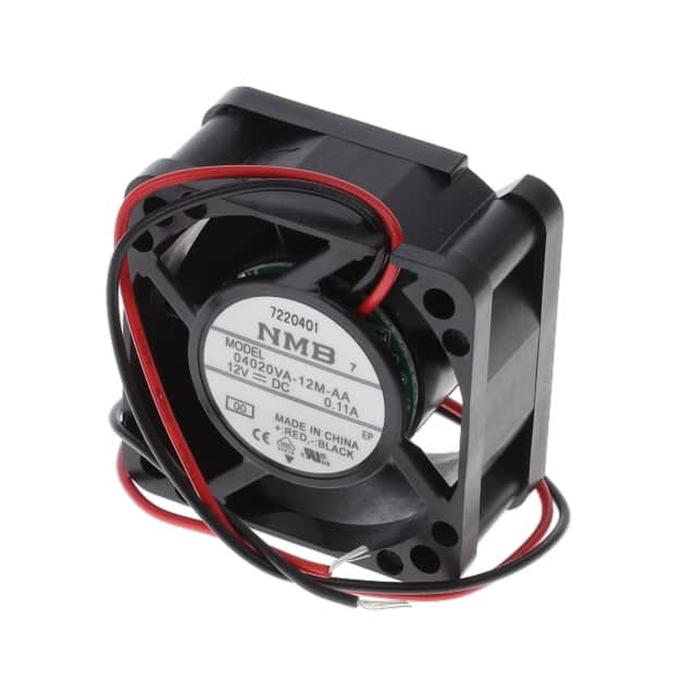 04020VA-12M-AA-00 FAN AXIAL 40X20MM 12VDC WIRE
