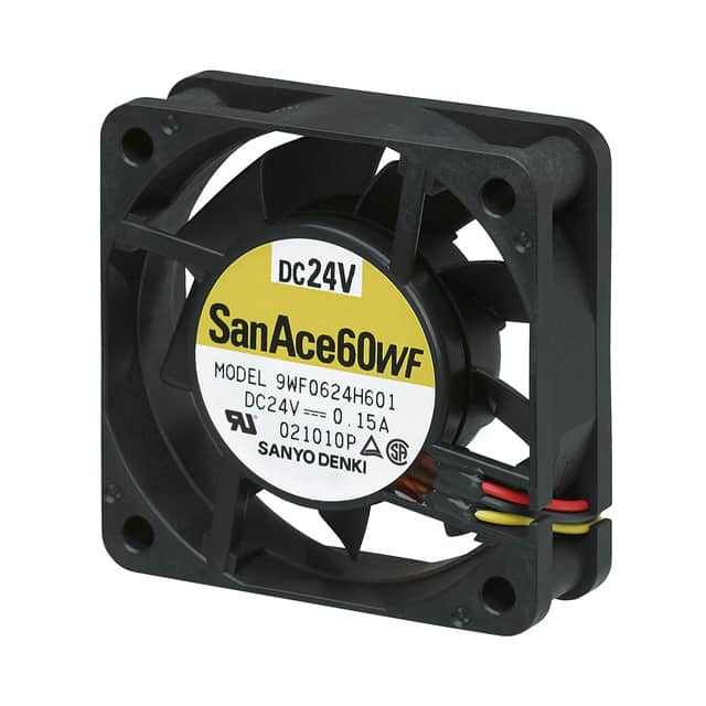 9WF0624H601 FAN AXIAL 60X20MM 24VDC WIRE