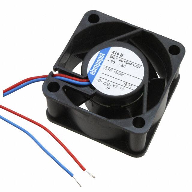 414H FAN AXIAL 40X20MM 24VDC WIRE