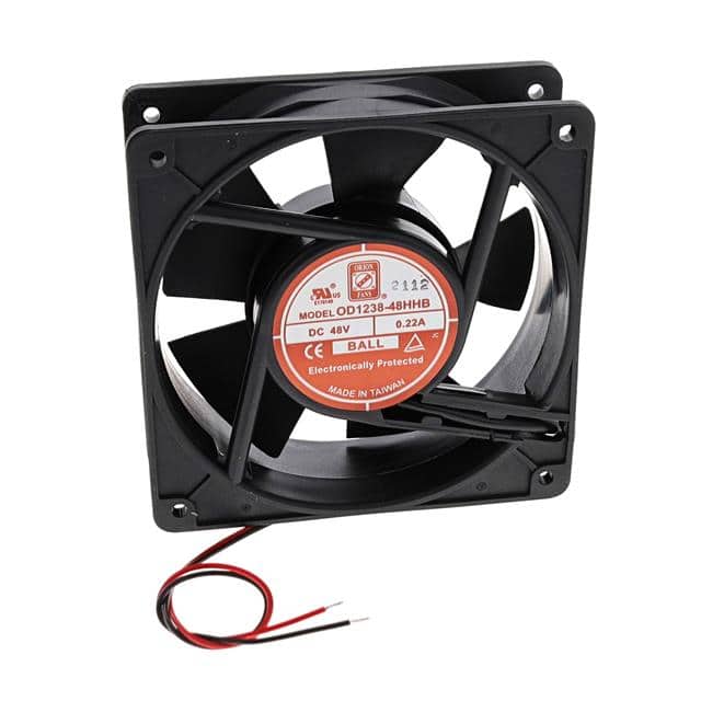 OD1238-48HHB FAN AXIAL 120X38MM 48VDC WIRE