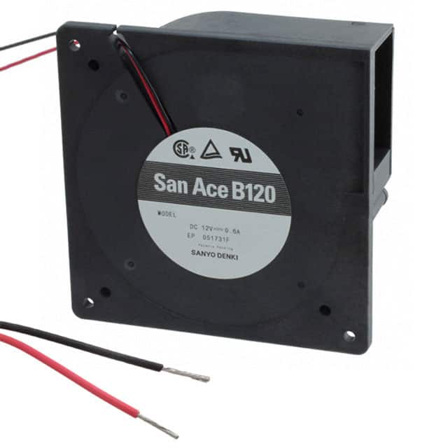 109BF12HA2 FAN BLOWER 120X32MM 12VDC WIRE