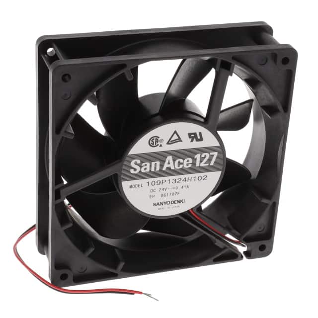 109P1324H102 FAN AXIAL 127X38MM 24VDC WIRE