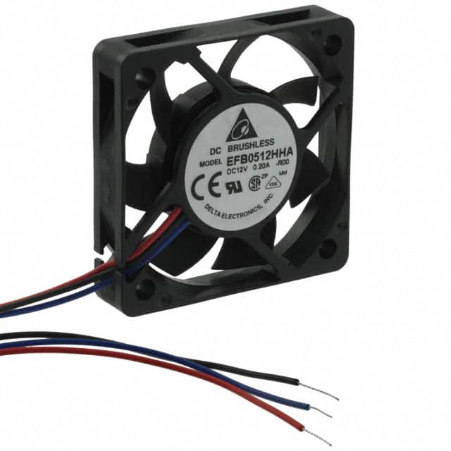 EFB0512HHA-R00 FAN AXIAL 50X10MM 12VDC WIRE