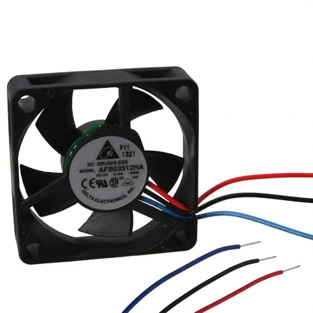 AFB03512HA-AR00 FAN AXIAL 35X10MM 12VDC WIRE