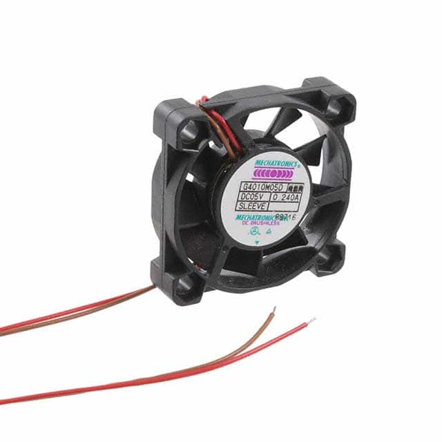 G4010M05D-RSR FAN AXIAL 40X10.3MM 5VDC WIRE