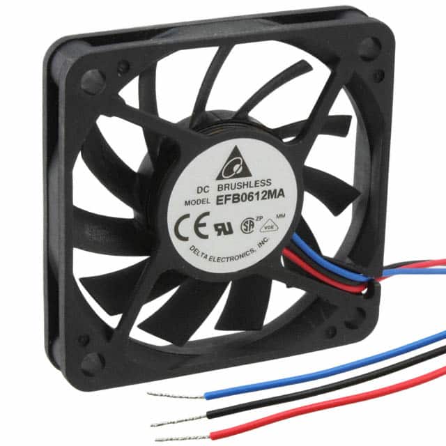 EFB0612MA-F00 FAN AXIAL 60X10MM 12VDC WIRE