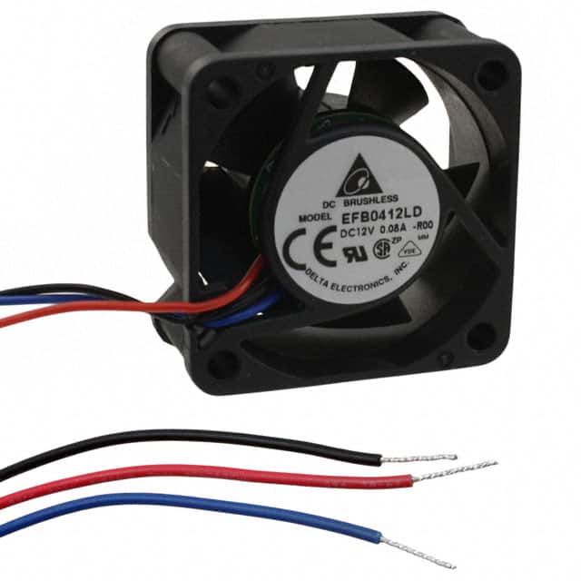 EFB0412LD-R00 FAN AXIAL 40X20MM 12VDC WIRE