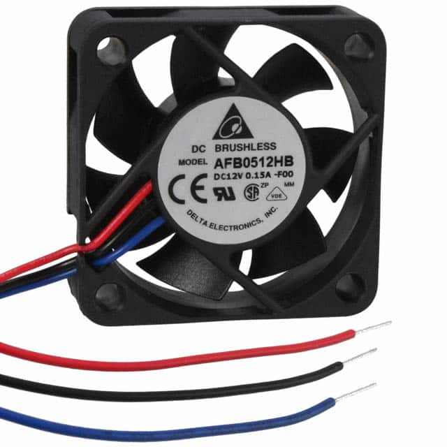 AFB0512HB-F00 FAN AXIAL 50X15MM 12VDC WIRE