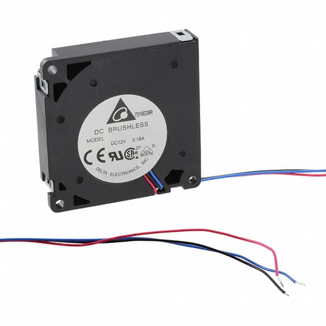 BFB0512HA-CF00 FAN BLOWER 50X10.3MM 12VDC WIRE