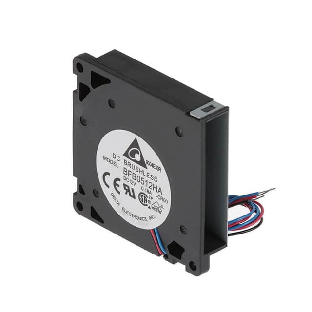 BFB0512MA-CR00 FAN BLOWER 50X10.3MM 12VDC WIRE