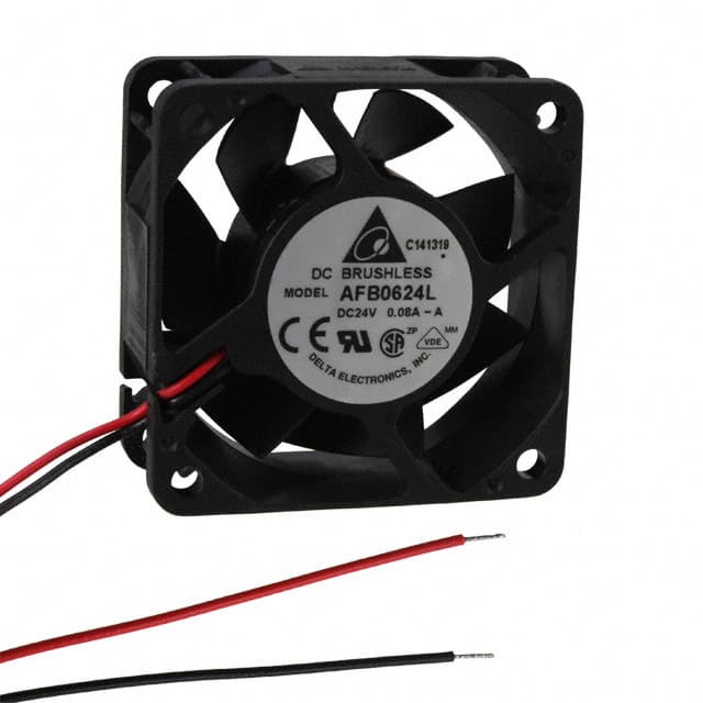 AFB0624L-A FAN AXIAL 60X25.4MM 24VDC WIRE